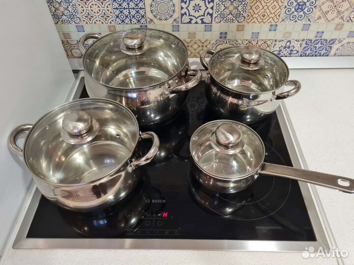 Набор кастрюль из нержавеющей стали