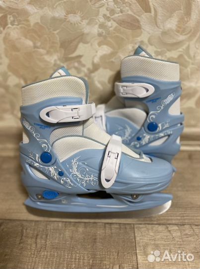 Коньки раздвижные (34-37)