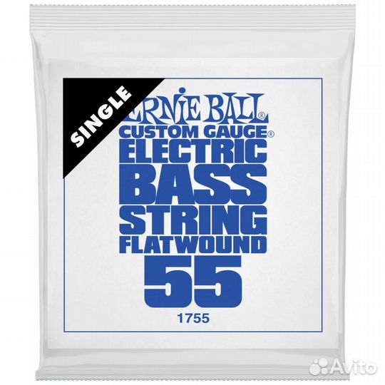 Ernie ball 1755 Flatwound.055 - Струна одиночная