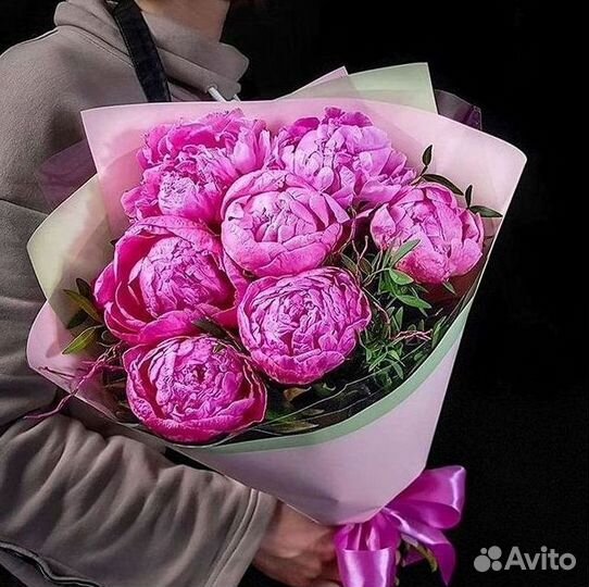 Пионы Букеты Цветы Доставка