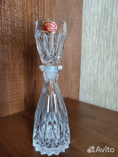 Штоф Богемия хрусталь Чехословакия
