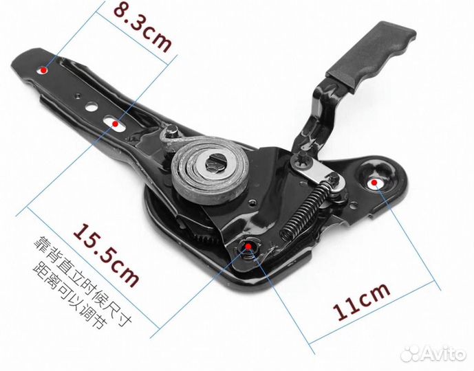 Механизм наклона спинки кресла