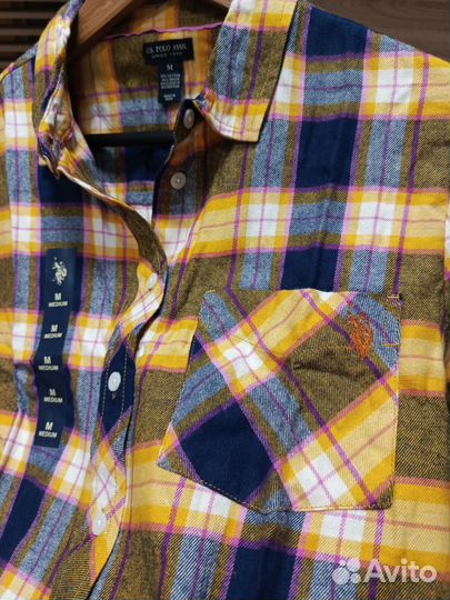 Рубашка US Polo женская оригинал новая фланель