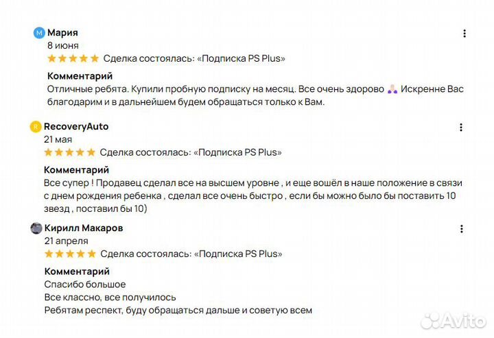 PS Plus продление подписки
