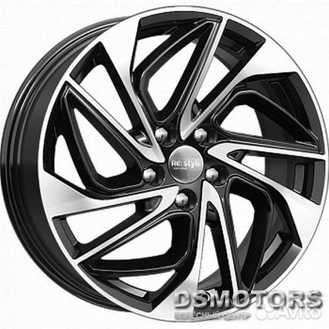 Диски кс883 7/18 5x114.3 ET35 d66.1 алмаз чёрный