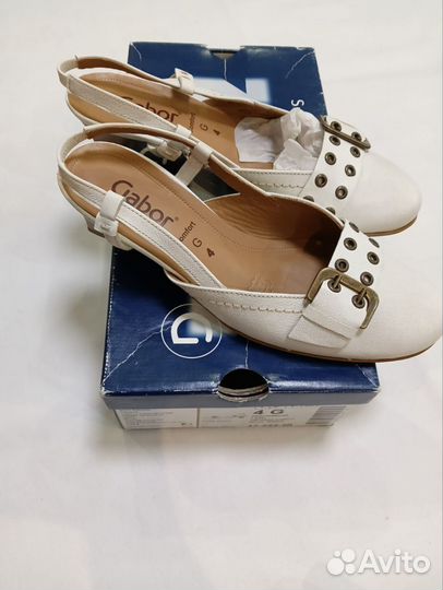 Балетки, туфли, босоножки Gabor 39-40 ст25,5-26 см