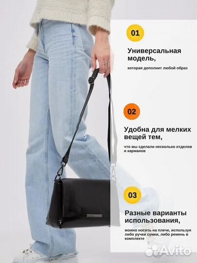 Сумка женская натуральная кожа маленькая