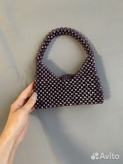 Cумка из акриловых бусин