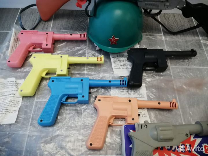 Игрушка СССР автомат ппш пистолет ружье