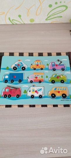 Пазлы детские деревянные