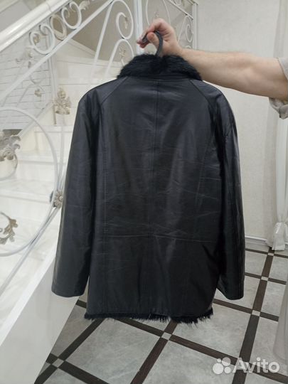 Дубленка мужская натуральная кожа