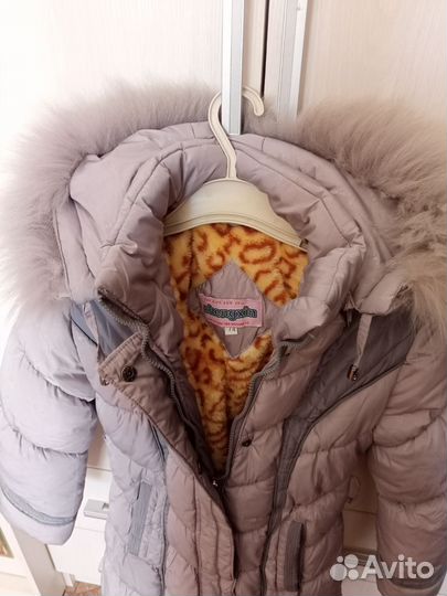 Пальто зима на девочку 128