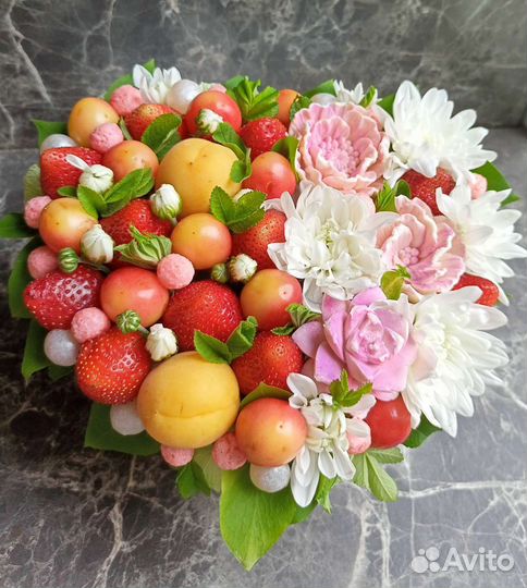Съедобные букеты для женщин