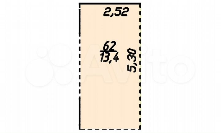 Машиноместо, 13 м²