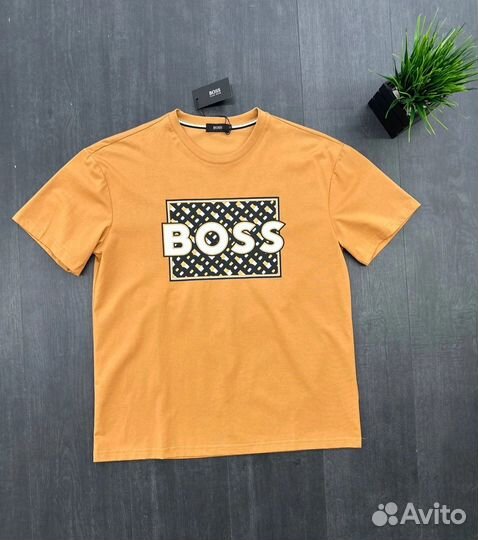 Футболка мужская Hugo Boss premium (46-54)