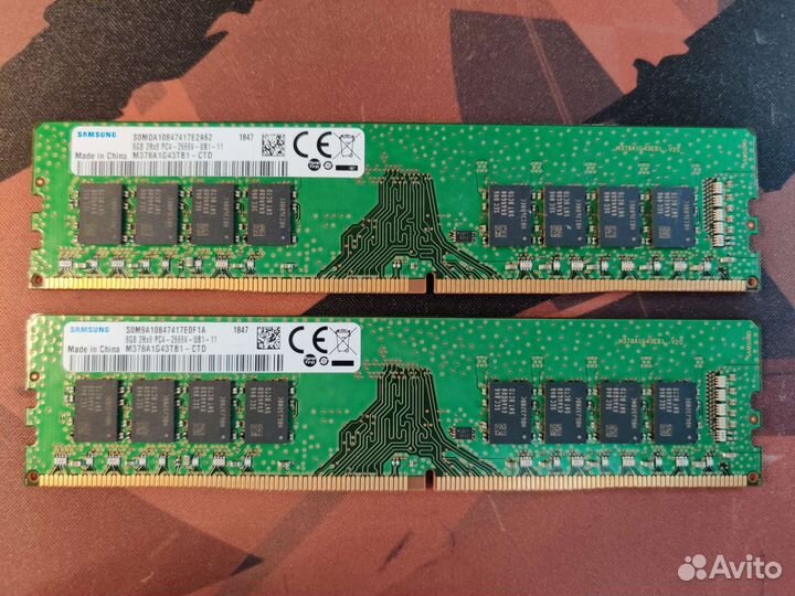 Оперативная память Samsung ddr4 16gb 3200c16
