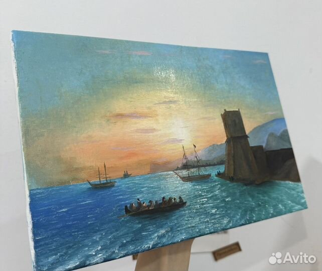 Картина маслом на холсте Айвазовский море