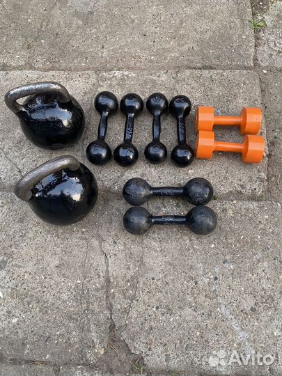 Гантели, Гири