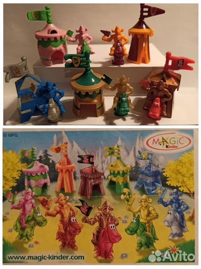 Киндер. Королевский двор, рыцари, кони, шатры