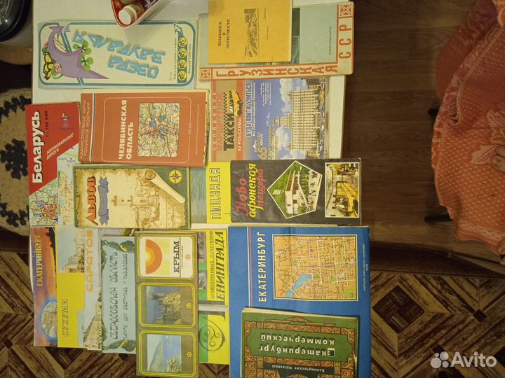 Карты-схемы городов СССР