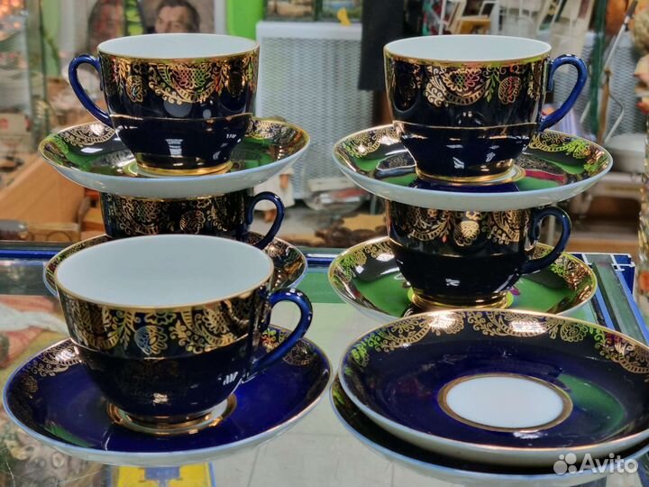 Чайно/кофейный пары. Кобальт, лфз