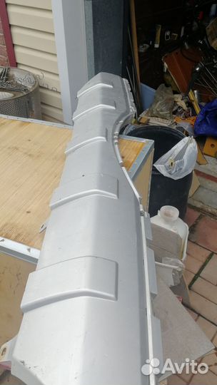 Накладки на задний бампер