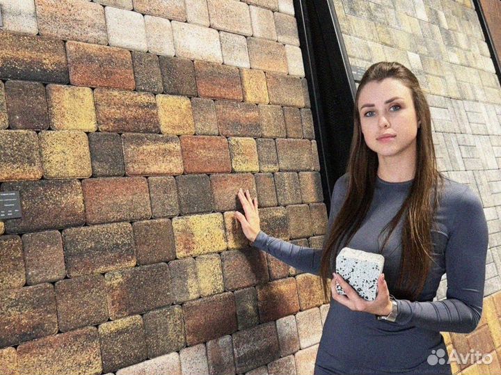 Тротуарная плитка брусчатка новый город