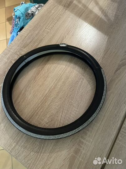 Чехол на руль со стразами