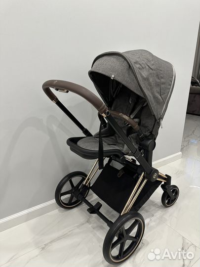 Коляска Cybex Priam4 Manhattan grey 3в1