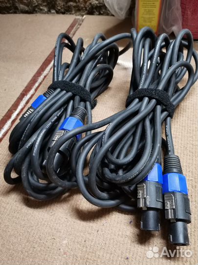 Новые качественные аудиокабели Speakon