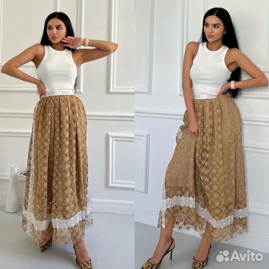 Dior кружевные юбки 42/48