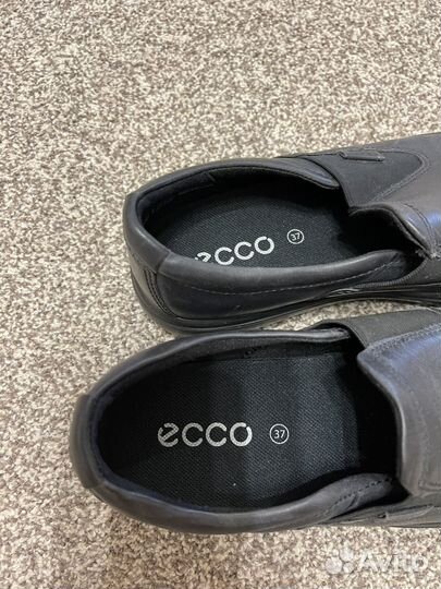 Слипоны ecco(туфли) 37