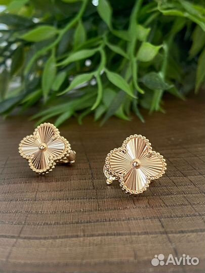 Серьги van cleef