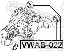 Сайлентблок задн. VW Touareg