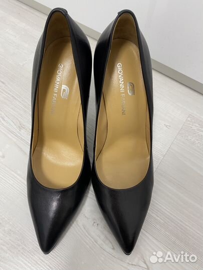 Туфли лодочки натуральная кожа 38