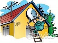 Установка тв антенн, ремонт спутниковых и эфирных