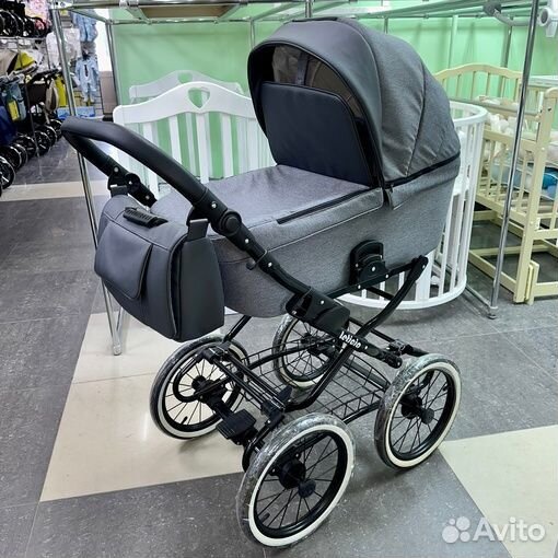 Коляска-люлька Pituso Leticia graphite 14 д