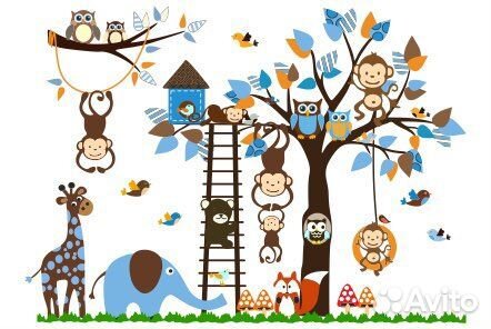 Наклейки на стену