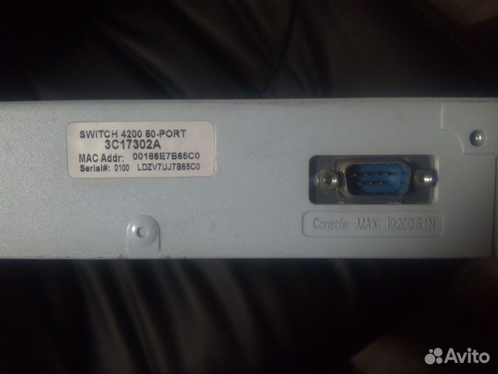 3c17302A super stack 3 switch 4200 50 port
