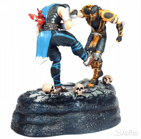 Фигурка скорпион саб зиро из mortal kombat 9