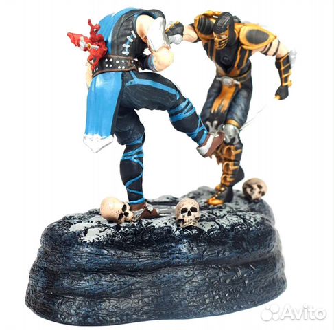 Фигурка скорпион саб зиро из mortal kombat 9