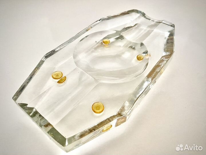 Пепельница хрусталь (2 шт)