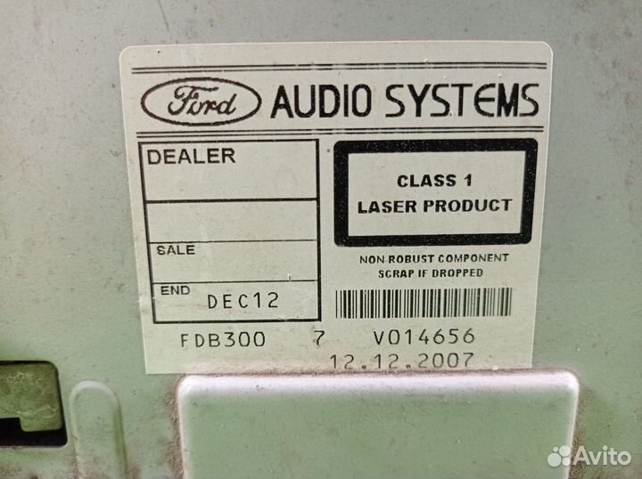 Магнитола Ford Focus