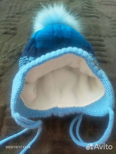 Шапка зимняя детская