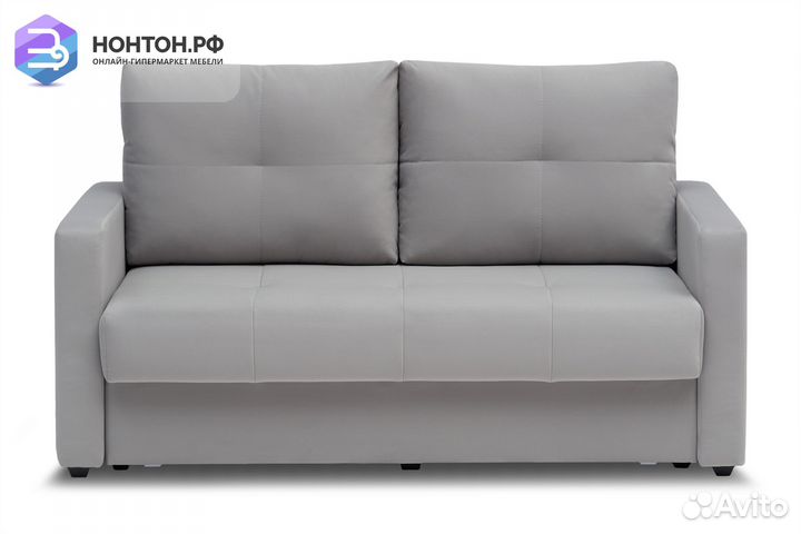 Диван шагающая еврокнижка Вита серый