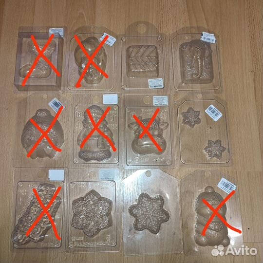 Пластиковые формы для мыла