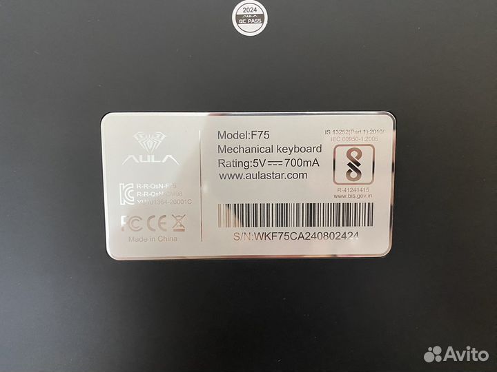 Игровая клавиатура aula f75 f87 pro новая