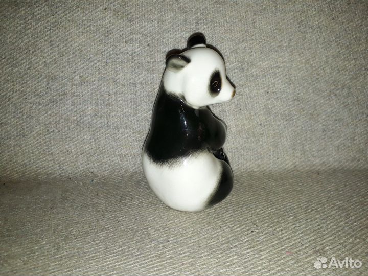 Фарфоровая статуэтка Панда фарфор лфз СССР 13 см