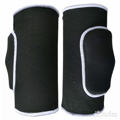 Наколенники волейбольные Черный / Белый р.L