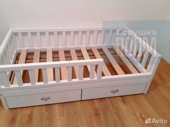 Детская кровать новая с бортиком